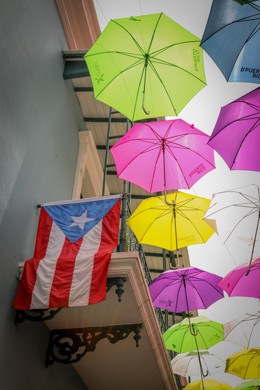 Bandera y Sombrillas